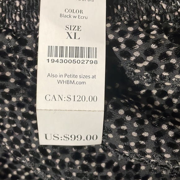 NWT White House Black Market Off the Shoulder Blouse - Picture 5 of 5